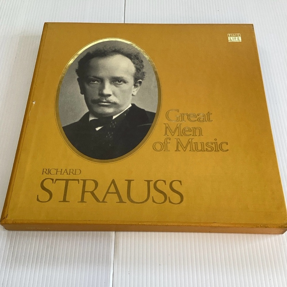 GREAT MEN OF MUSIC - RICHARD STRAUSS - TIME LIFE RECORDS 4 LP BOX SET